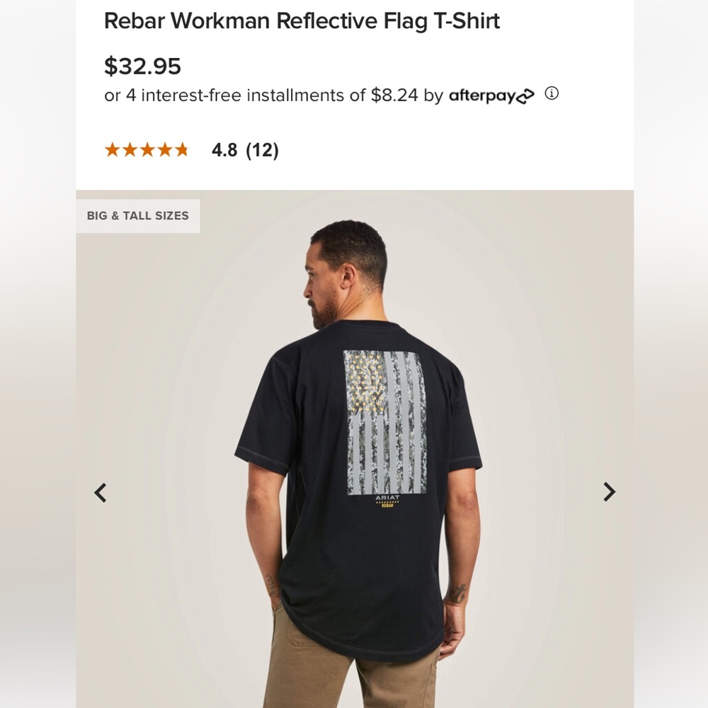 Ariat Rebar reflective T-Shirt
